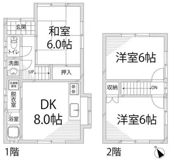 兵庫県姫路市御立東1丁目【一戸建】の間取り