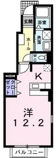 FOREST出島【1階】の間取り