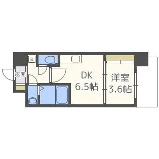 セレニテ北久宝寺【8階】の間取り