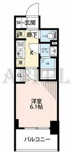 プレサンス福島ミッドエル【9階】の間取り