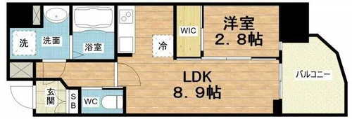 セレニテ福島アリア【3階】の間取り