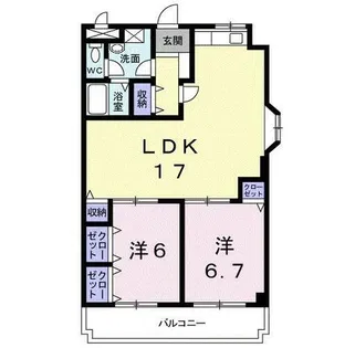 プラザエクシード【3階】の間取り