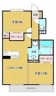 ボヌールメゾン【1階】の間取り