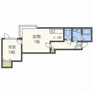 グラウディ・レビジョンII【101号室】の間取り