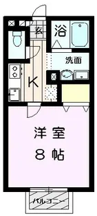 スターハイツ松ノ浜【1階】の間取り