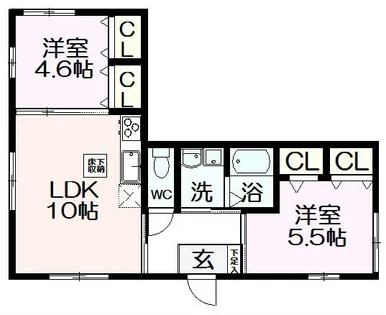 大阪府泉大津市菅原町【一戸建】の間取り
