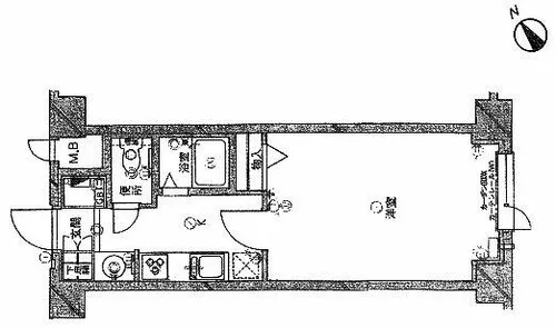 朝日プラザ栄通【6階】の間取り