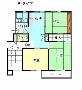 公社賃貸SMALIO 香里三井C【105-109号室】の間取り