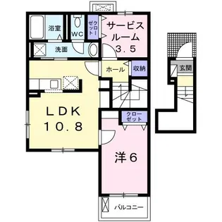 グラン フェリシア【2階】の間取り