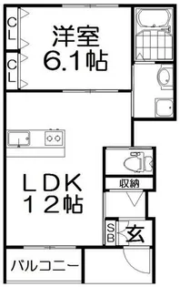 ヴィアレガーロⅡ【1階】の間取り