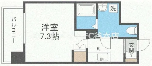 アスリート江坂Ⅱ番館【8階】の間取り