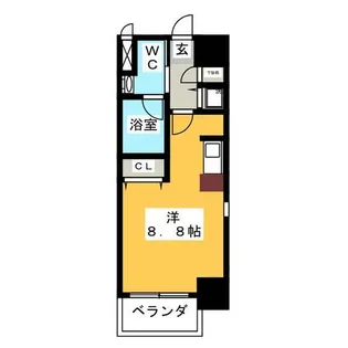 glanz【7階】の間取り