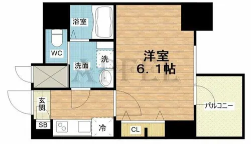 S-RESIDENCE新大阪Rish【7階】の間取り