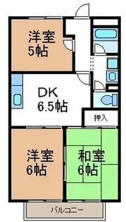 ハイステップ花田BC【C206号室】の間取り