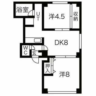 ノース266【4階】の間取り