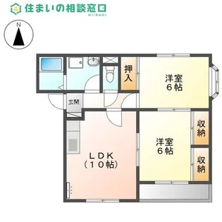 愛知県岡崎市北野町字東河原【アパート】の間取り