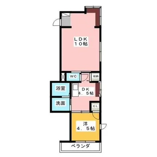 Primavera(プリマベーラ)【1階】の間取り