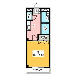 サンフォレスタ【2階】の間取り