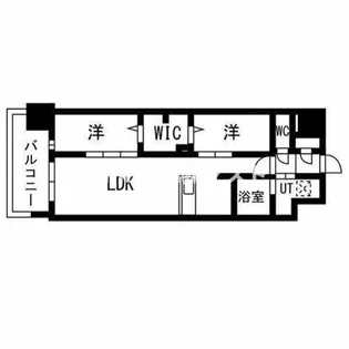 DRAW上本町【502号室】の間取り