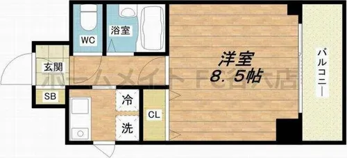 アーバネックス野田【5階】の間取り