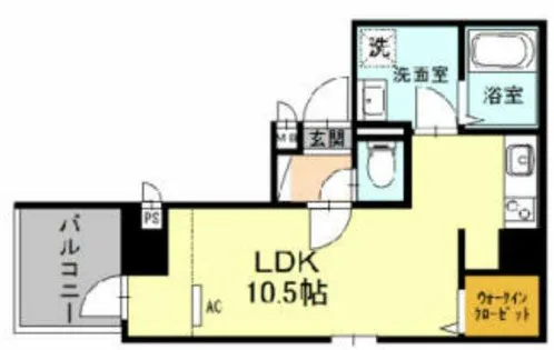 VALLY-4【6階】の間取り