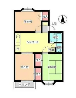 兵庫県姫路市網干区垣内東町【アパート】の間取り