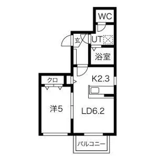 Collins Mansion【4階】の間取り