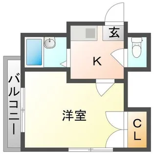 栄町グリーンハイツ【2階】の間取り