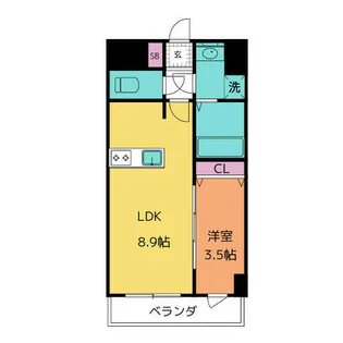 ファステート東別院シュプール【3階】の間取り