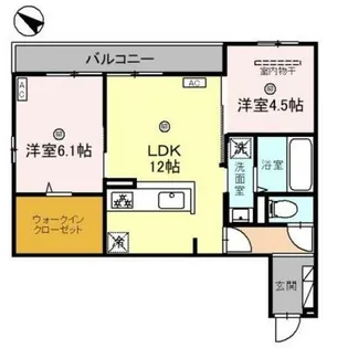 グランヴェールⅥ【3階】の間取り