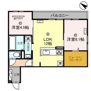 グランヴェールⅥ【3階】の間取り