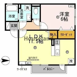 ラズベリー荘【2階】の間取り