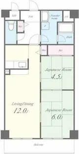 グレイスコート【5階】の間取り