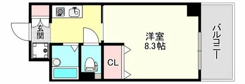 アビィ・ロード【5階】の間取り
