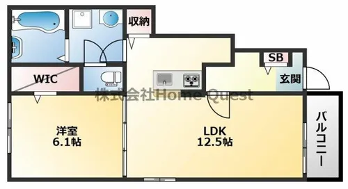 ぺスカ エル【101号室】の間取り