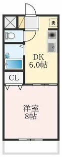 レジデンスパートⅣ【1階】の間取り