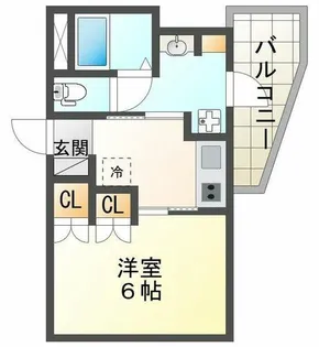 神戸元町Noah【2階】の間取り