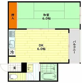 栗田マンション【3階】の間取り