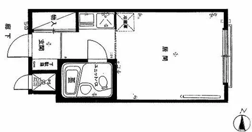 ファミール大通【4階】の間取り
