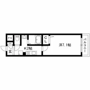 プリムローズマンション【2階】の間取り