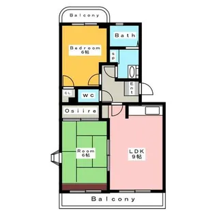 ラフィネ法連【4階】の間取り
