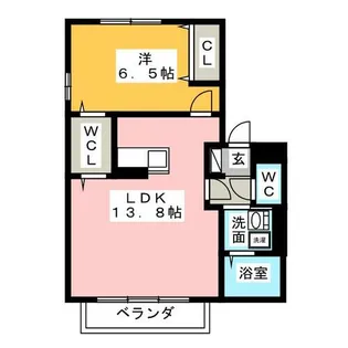 サンハイム応仁【2階】の間取り