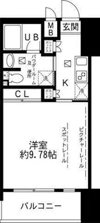 ル パピヨンDX【7階】の間取り