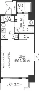 ル・パピヨンDX【6階】の間取り