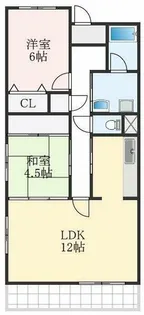 大阪府高石市取石5丁目【マンション】の間取り