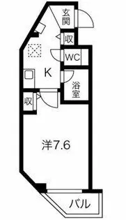 ロイヤルイトウ【4階】の間取り