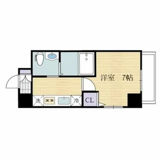 エステムコート博多・祇園ツインタワーセカンドステージ【15階】の間取り