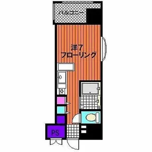 モントーレ天神【501号室】の間取り