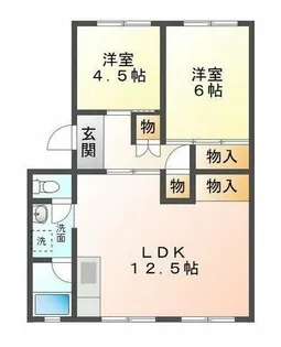 ぼたん【3階】の間取り