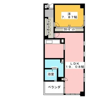 御棚町Hils【3階】の間取り